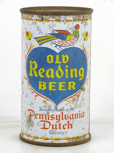 1952 Old Reading Beer 12oz 108-01 Flat Top Reading Pennsylvania