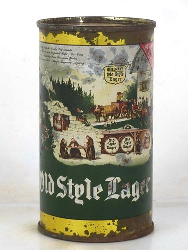 1953 Old Style Lager Beer 12oz 108-09.3 Flat Top La Crosse Wisconsin