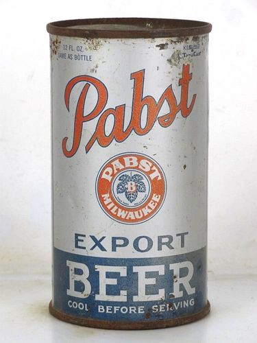 1935 Pabst Beer Opening Instruction Can OI-642 Milwaukee 