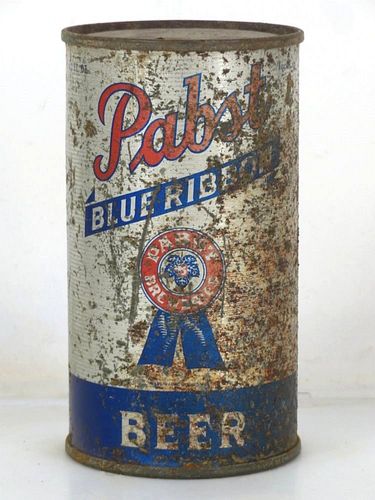 1948 Pabst Blue Ribbon Beer 12oz 110-06 Flat Top Peoria Heights Illinois