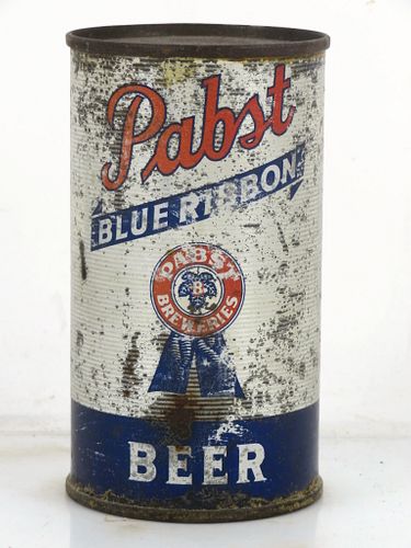 1950 Pabst Blue Ribbon Beer 12oz 111-19 Flat Top Milwaukee Wisconsin