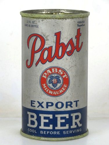 1936 Pabst Export Beer Opening Instruction Can Milwaukee 