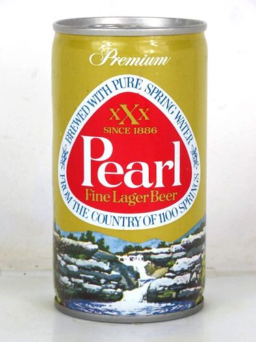 1974 Pearl Lager Beer 12oz T107-25 Ring Top San Antonio Texas