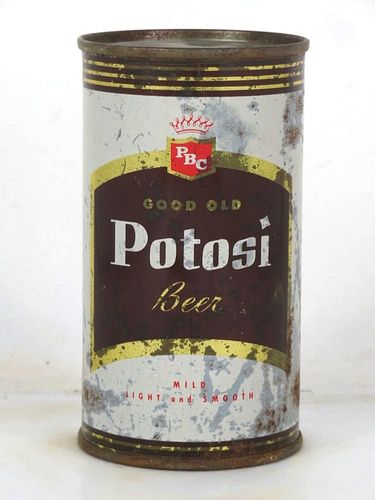 1955 Potosi Beer 12oz 116-26V2 Flat Top Potosi Wisconsin