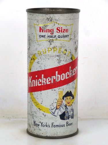 1958 Ruppert Knickerbocker Beer 16oz One Pint 231-17 Bank Top New York New York