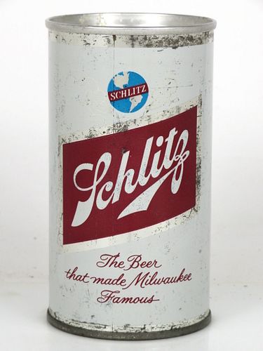 1966 Schlitz Beer 12oz T119-25.1 Ring Top Brooklyn New York