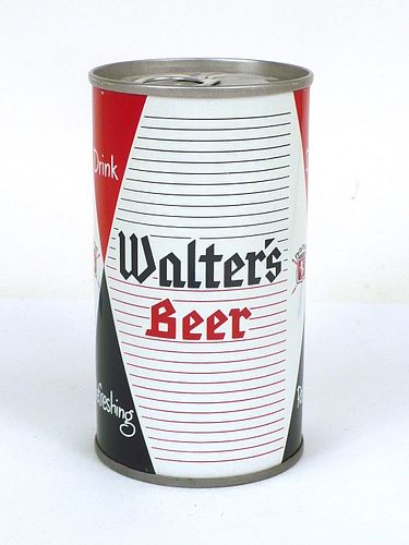 1969 Walter's Beer 12oz T133-34 Ring Top Eau Claire Wisconsin