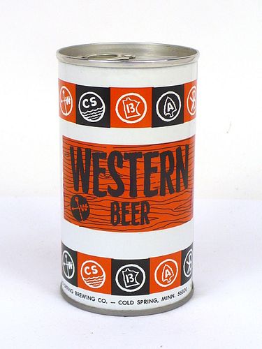 1976 Western Beer 12oz T134-13 Ring Top Cold Spring Minnesota
