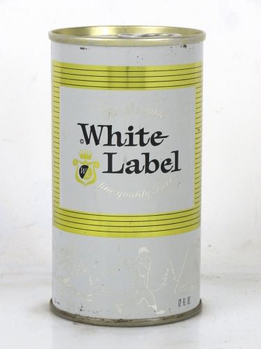 1970 White Label Beer 12oz T134-24 Ring Top Minneapolis Minnesota
