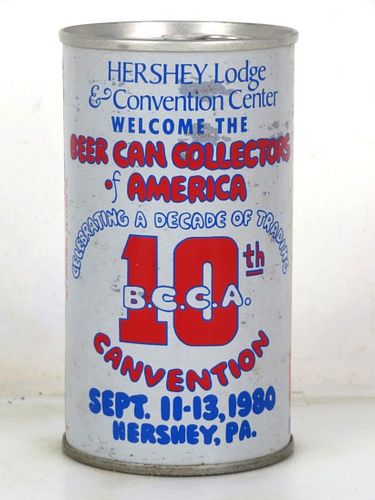 1980 Yuengling BCCA 1980 Canvention can Hershey PA 12oz T208-35 Ring Top Pottsville Pennsylvania