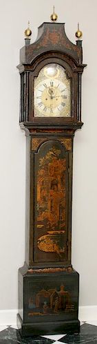 HENRY COOLEY CHINOISERIE GRANDFATHER CLOCK