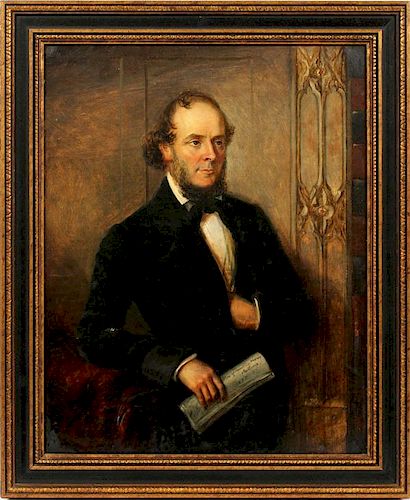 JAMES BUTLER BRENAN OIL ON CANVAS 1858