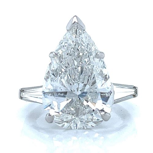 Platinum 8.85 Ct. Diamond Engagement Ring