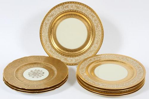 HEINRICH & CO. CHARGER PLATES 8