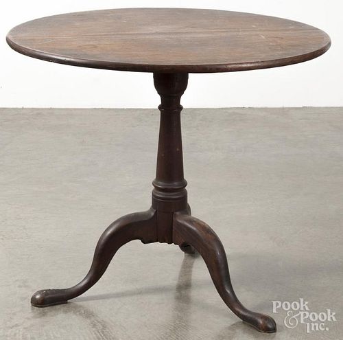 Newport, Rhode Island Queen Anne mahogany tea table, ca. 1765, 28'' h., 33'' w.