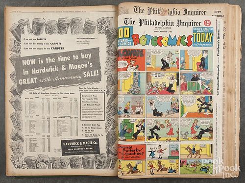 The Philadelphia Inquirer, a complete, bound collection of newspapers from November, 1952.