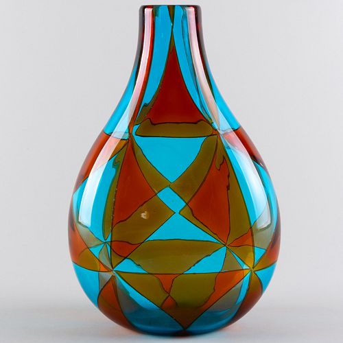 Italian Colored Glass Vase