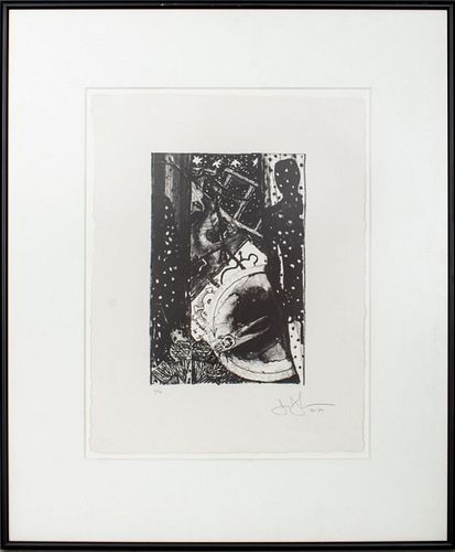 Jasper Johns "Winter" Lithograph