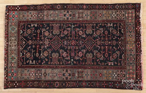 Afshar carpet, ca. 1940, 6'6'' x 4'.