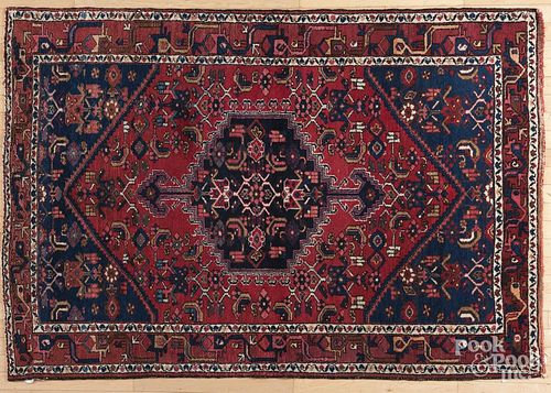 Hamadan carpet, ca. 1930, 6'5'' x 4'6''.