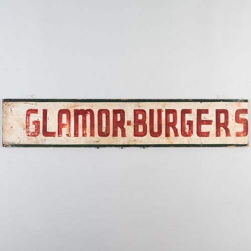 American Painted 'Glamor-Burgers' Sign