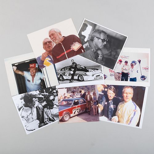 Group of Paul Newman Racing Photographs