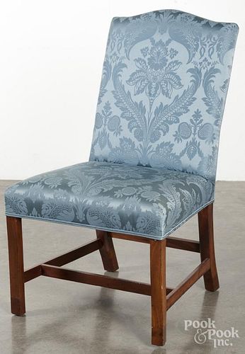 Chippendale mahogany slipper chair, 18th c.