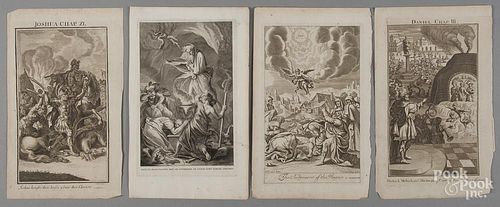 Unframed Continental engravings, 18th/19th c.