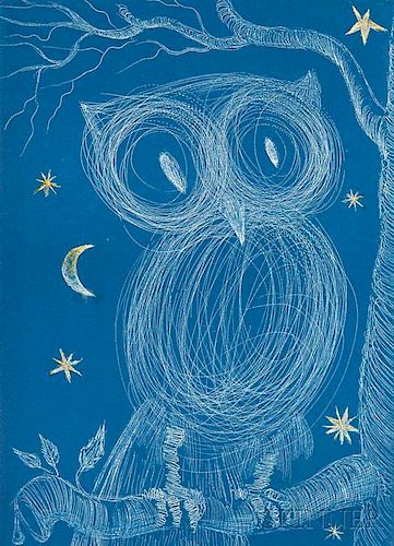 Salvador Dalí (Spanish, 1904-1989)      Petite chouette (Little Owl)