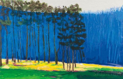 Wolf Kahn (German/American, b. 1927)      Dark Pines
