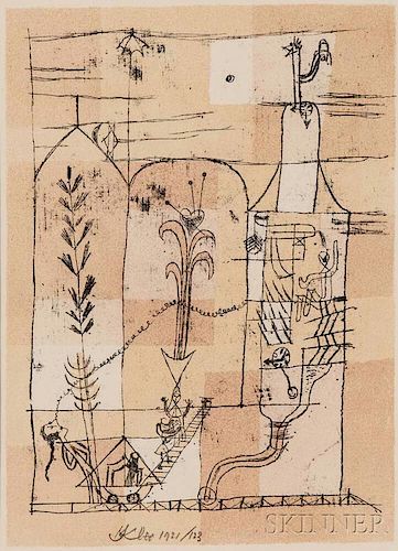 Paul Klee (German, 1879-1940)      Hoffmaneske Szene