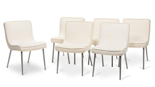 Christian Werner (b. 1959), Six Christian Werner for Ligne Roset dining chairs, circa 1990s, Each: 31.25" H x 19.5" W x 16" D