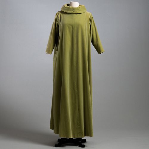 Long Celadon Green Velvet Evening Dress, designed by JAX, worn by Joanne Woodward