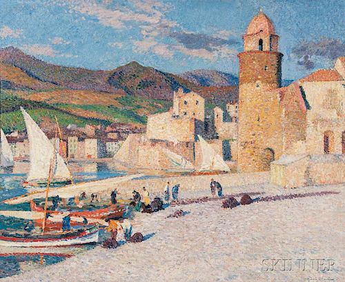 Henri-Jean Guillaume Martin (French, 1860-1943)      La Tour de Collioure