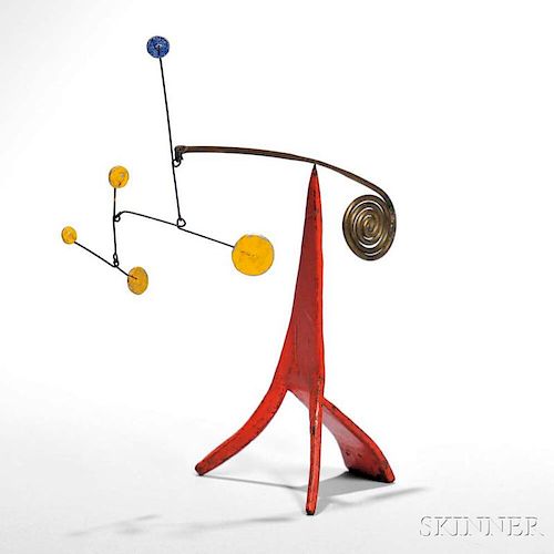 Alexander Calder (American, 1898-1976)      Untitled (Standing Mobile, c. 1965)