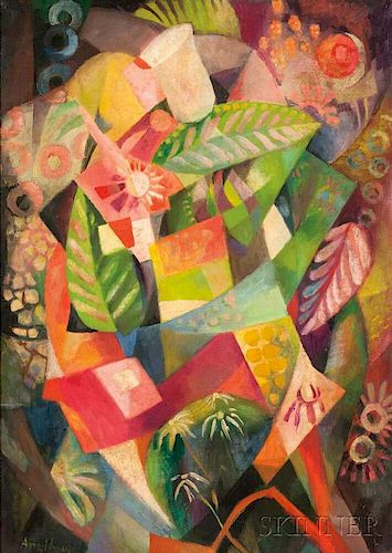 Hélène d'Œttingen, called François Angiboult (Ukrainian, 1887-1950)      Cubist Still Life