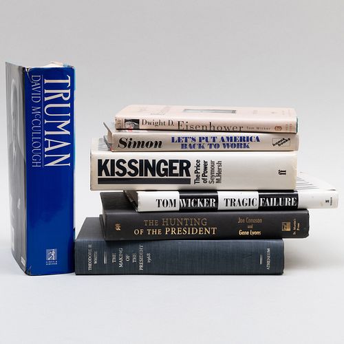 Group of Books on Presidents and Politics from the Library of Joanne Woodward and Paul Newman