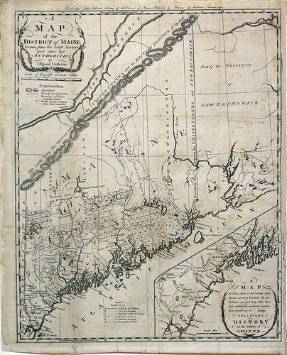 The first map of Maine that had any claim to completeness and accuracy