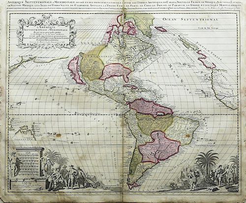 Valk Map of the Americas