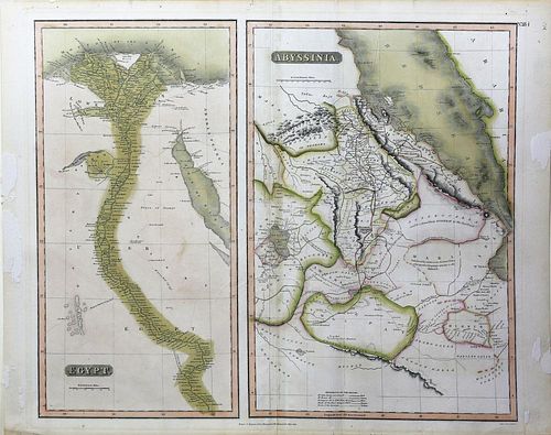 Early 19th Century Map of Egypt