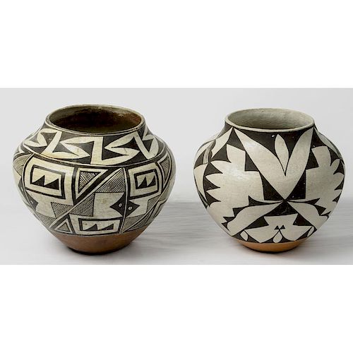 Acoma Pottery Jars