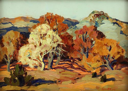 Fremont Ellis (1897-1985) - Cottonwoods at Cienega (PDC1951)