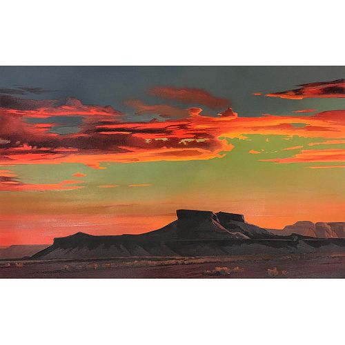 Ed Mell - Red Desert Sunset, 71/200 (PLV91304-1221-003)