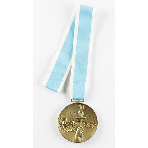 Lake Placid 1980 Winter Olympics Gold Winner&#39;s Medal for Pairs Figure Skating