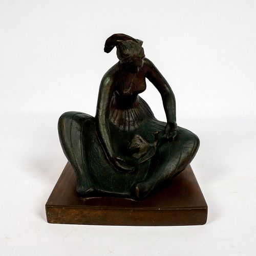 Estela Ubando Coria (Mexican, b. 1939), Bronze Sculpture