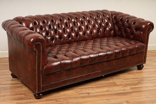 Red Chesterfield Sofa