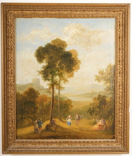 Attr. Antoine Watteau Oil On Canvas