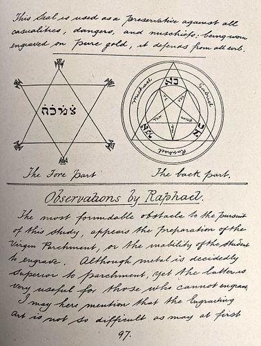 [OCCULT] Raphael's Ancient Manuscript of Talismanic Magic