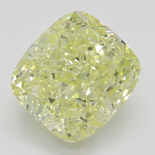 2.21 ct, Natural Fancy Yellow Even Color, VS1, Cushion cut Diamond (GIA Graded), Appraised Value: $41,000 