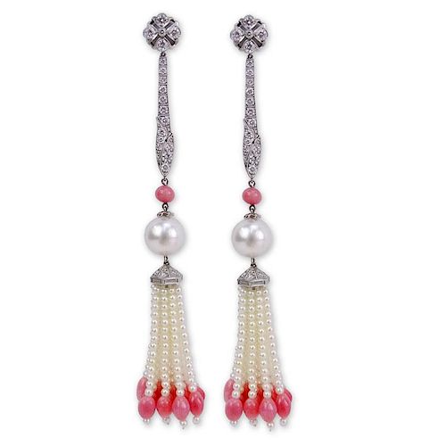 Important and Rare Pair of Tiffany & Co Conch Pearl, 2